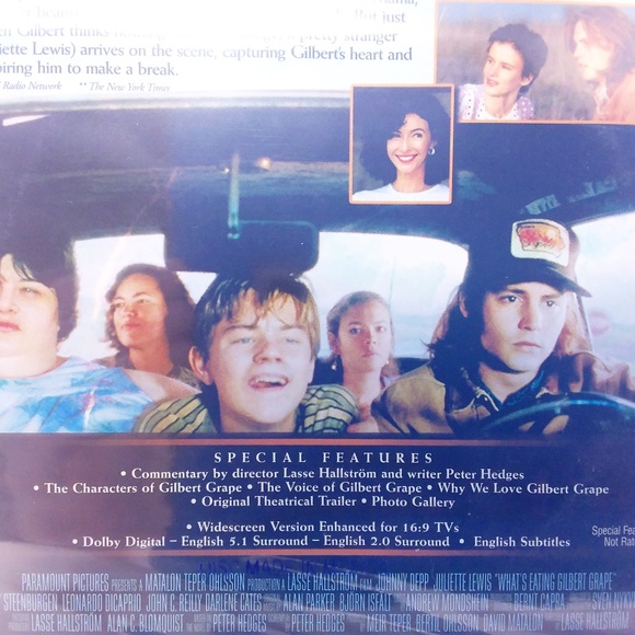 ✨4/$35✨ What's Eating Gilbert Grape: Special Collector's Ed. DVD - Picture 4 of 4